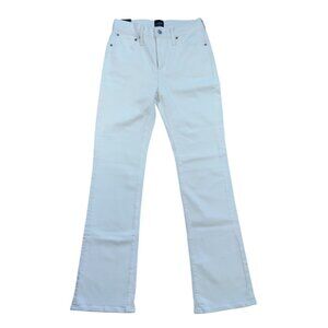 J.Crew Womens White Bootcut Jeans Size 26 Cotton Denim. NWT.